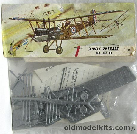 Airfix 1/72 RE-8 (R.E.8) - T3 Bagged, 96 plastic model kit